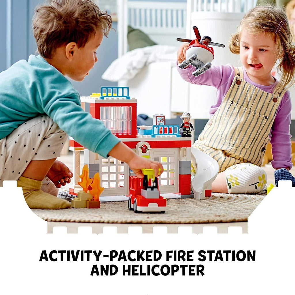 LEGO DUPLO 10970 Fire Station & Helicopter - TOYBOX Toy Shop