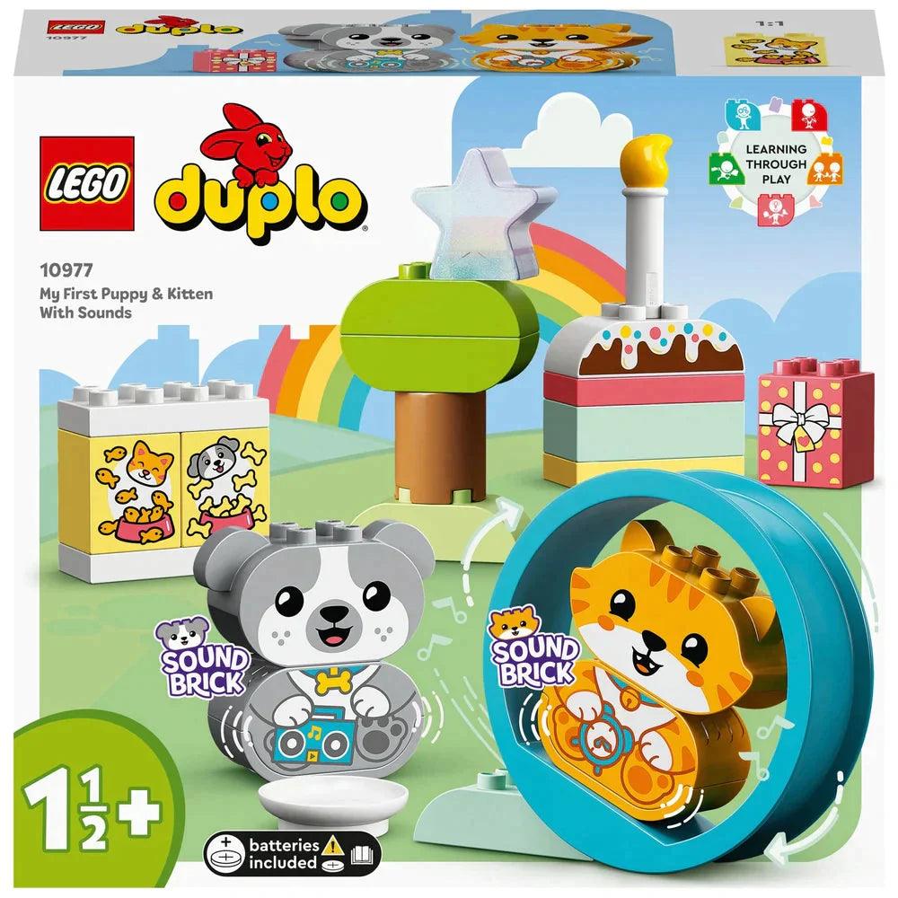 LEGO DUPLO 10977 My First Puppy & Kitten with Sounds Pet Toy - TOYBOX Toy Shop