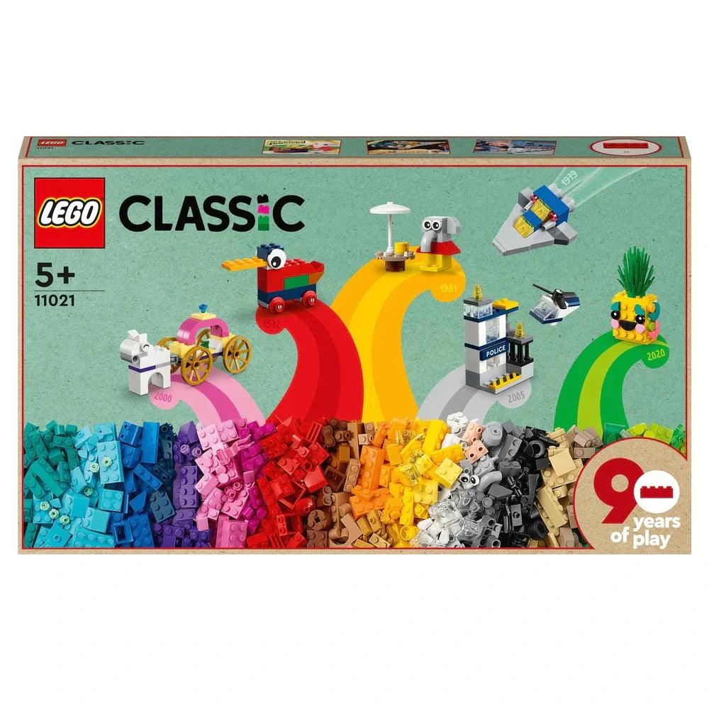 LEGO CLASSIC 11021 90 Years of Play Bricks Iconic Models Set - TOYBOX Toy Shop