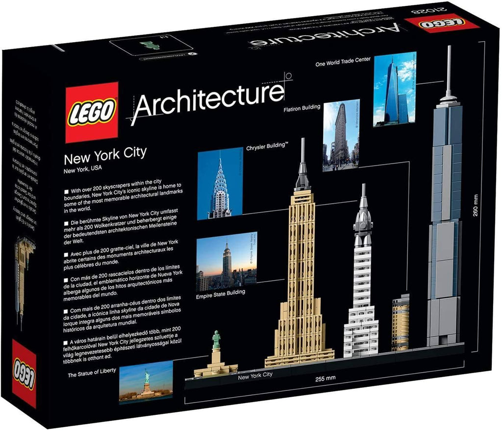 LEGO ARCHITECTURE 21028 New York City Model Building Set - TOYBOX Toy Shop