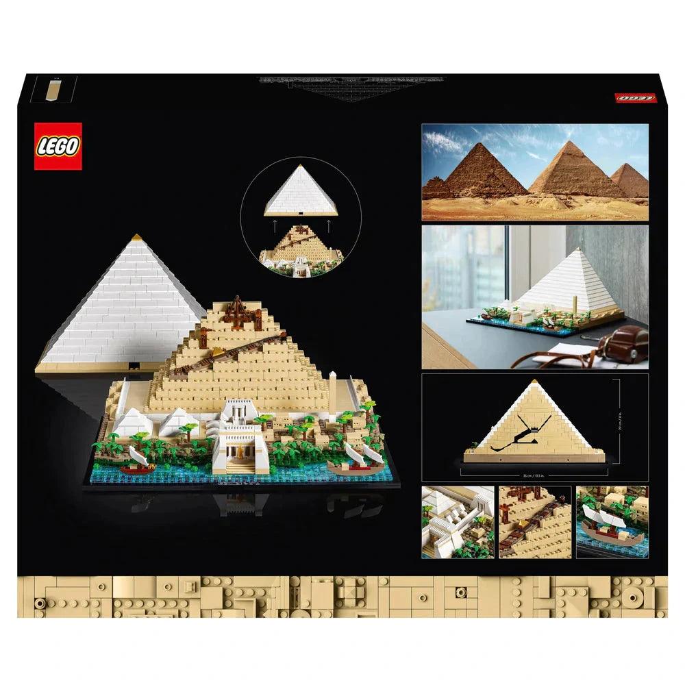 LEGO ARCHITECTURE 21058 Great Pyramid of Giza Set for Adults - TOYBOX Toy Shop