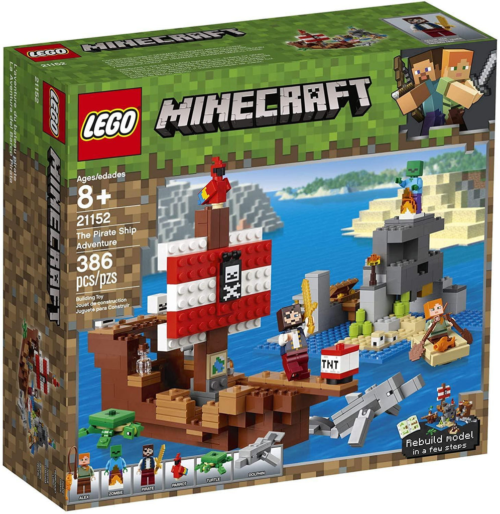 LEGO MINECRAFT 21152 The Pirate Ship Adventure - TOYBOX Toy Shop