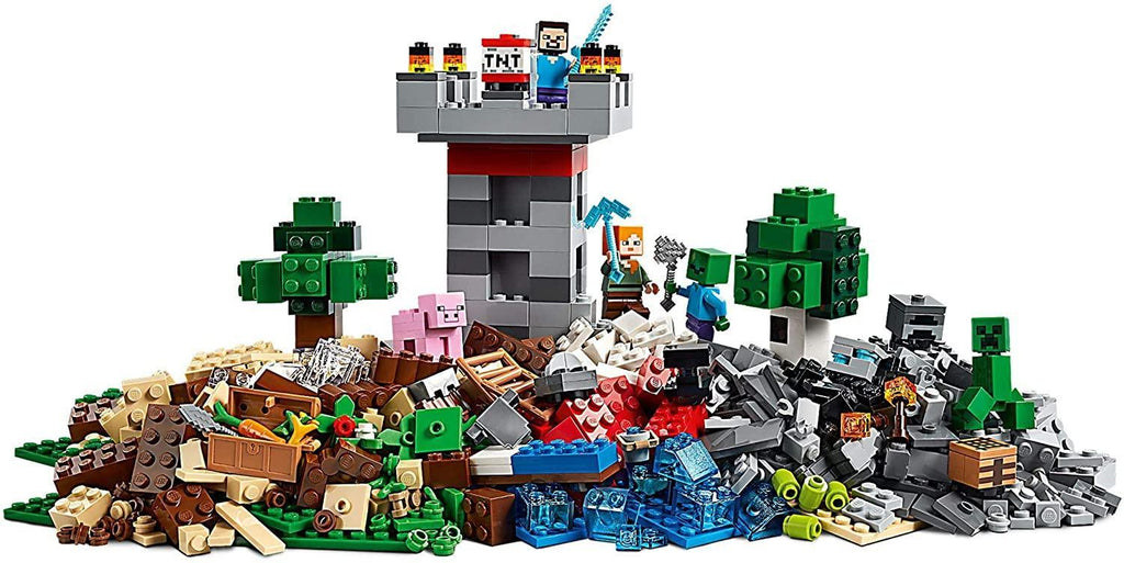 LEGO MINECRAFT 21161 The Crafting Box 3.0 Fortress Farm Set - TOYBOX Toy Shop