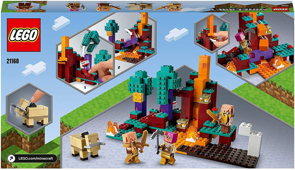 LEGO 21168 Minecraft The Warped Forest Nether Playset - TOYBOX Toy Shop