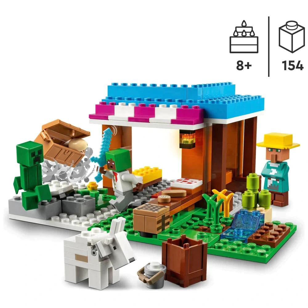 LEGO MINECRAFT 21184 The Bakery Village Toy with Figures - TOYBOX Toy Shop