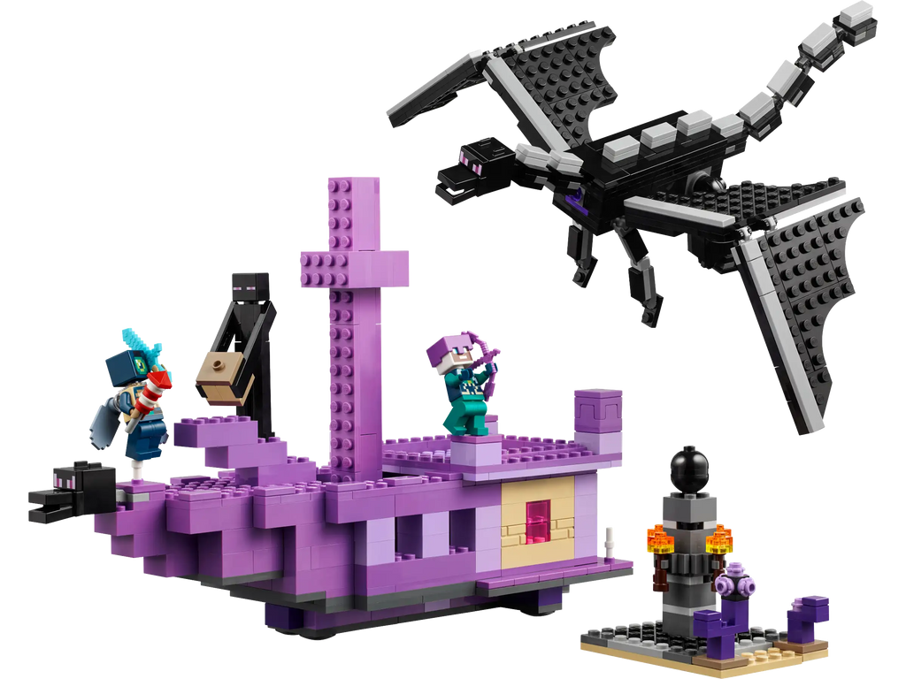 LEGO 21264 Minecraft The Ender Dragon and End Ship - TOYBOX Toy Shop