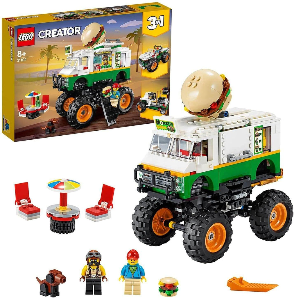 LEGO CREATOR 3in1 31104 Monster Burger Truck - TOYBOX Toy Shop