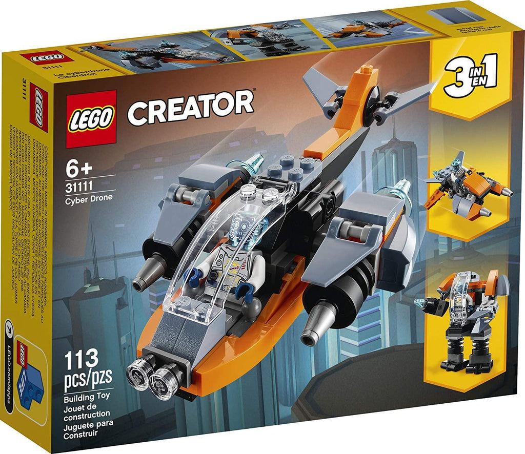 LEGO CREATOR 3in1 31111 Cyber Drone - TOYBOX Toy Shop