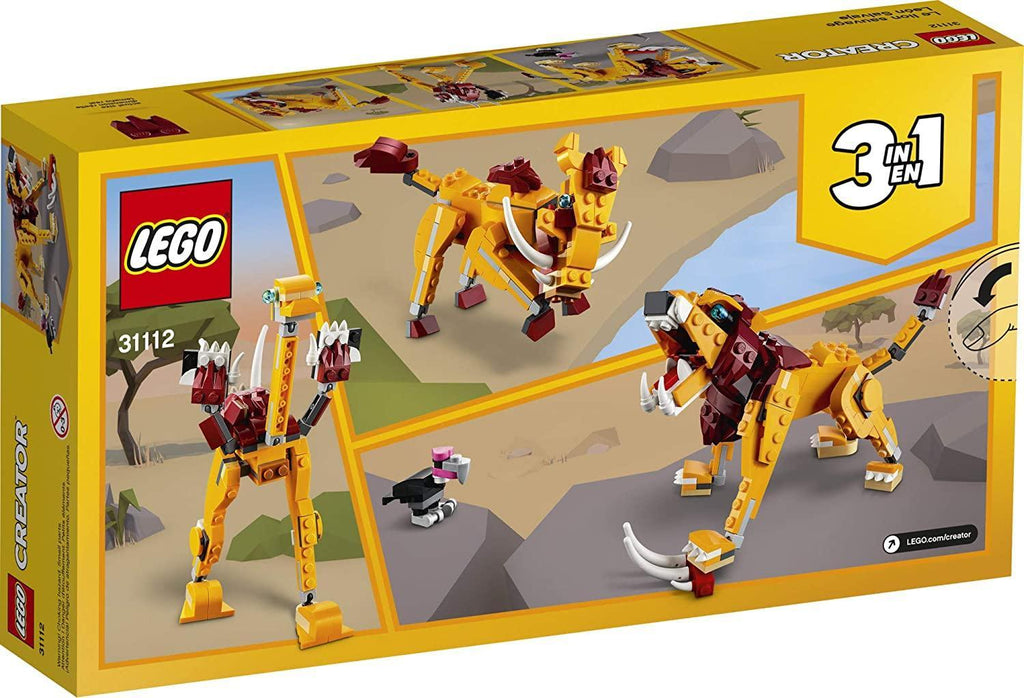 LEGO CREATOR 3in1 31112 Wild Lion - TOYBOX Toy Shop