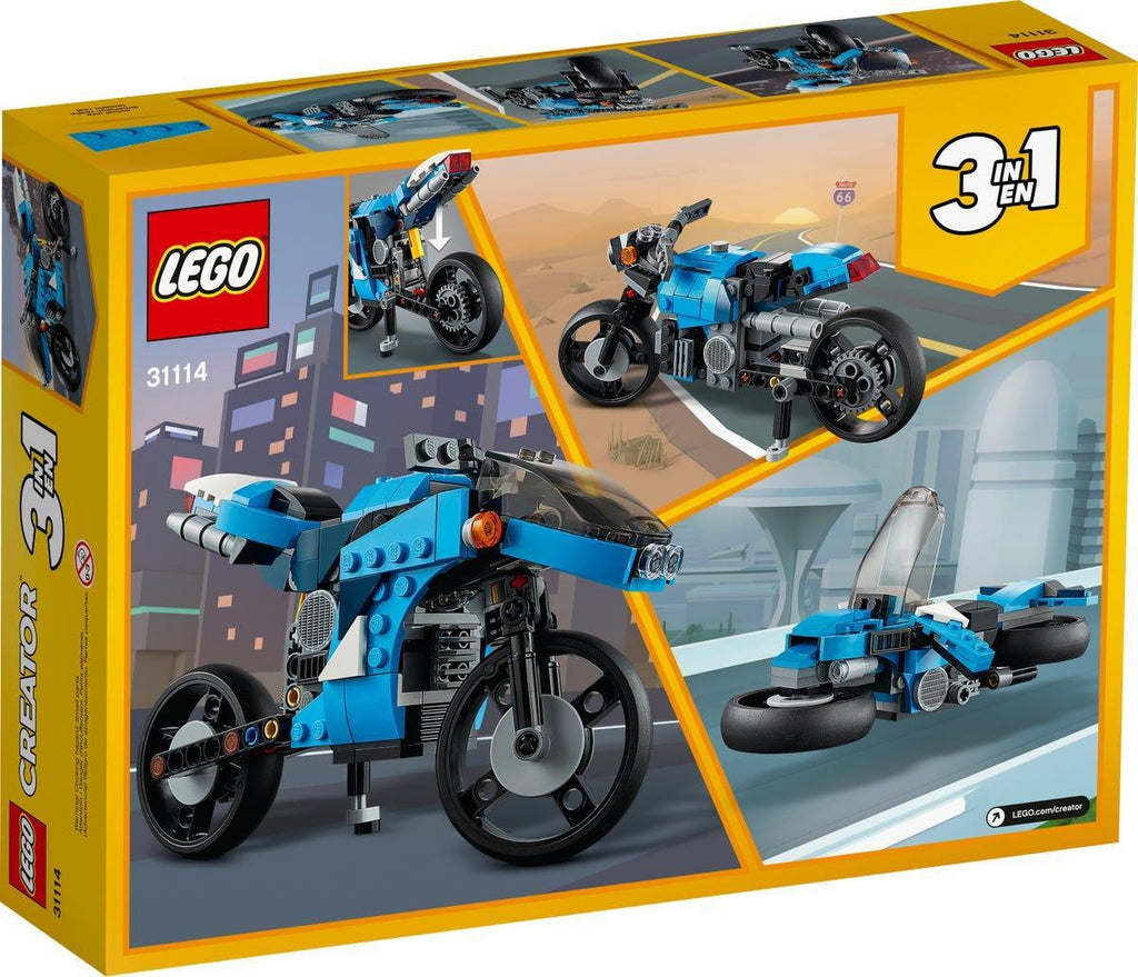 LEGO CREATOR 3in1 31114 Superbike - TOYBOX Toy Shop