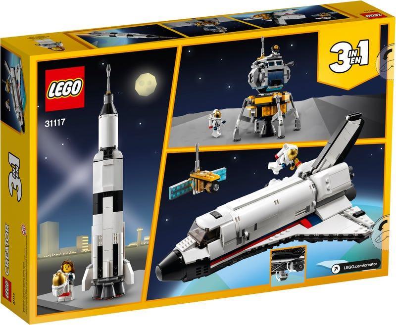 LEGO CREATOR 3in1 31117 Space Shuttle Adventure Building Set - TOYBOX Toy Shop