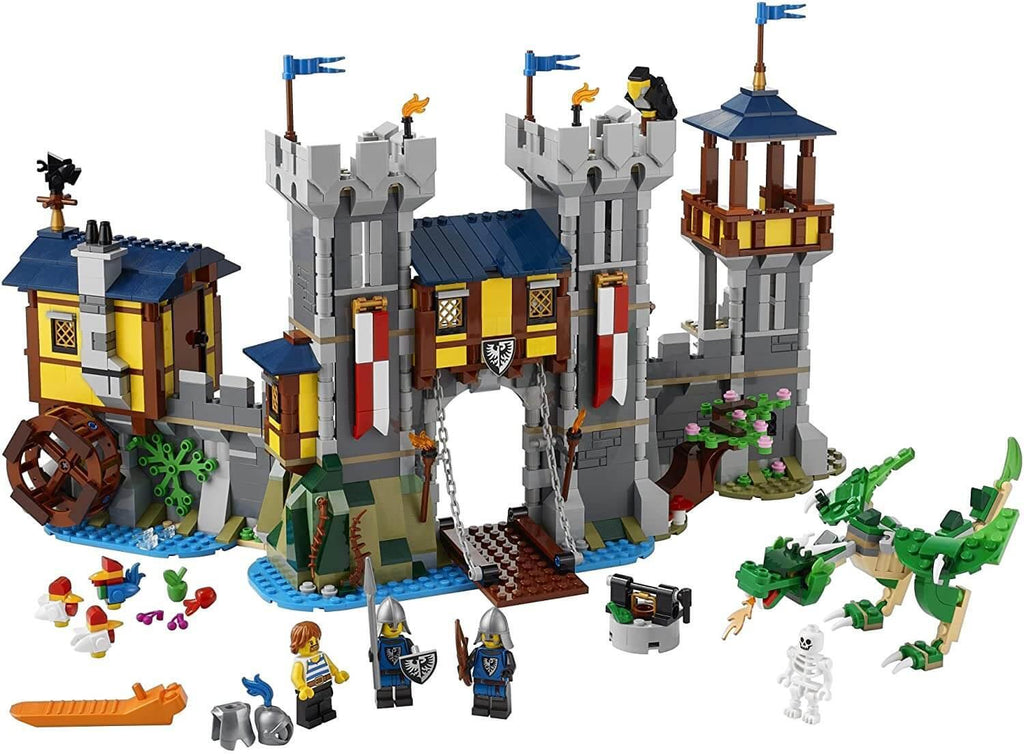 LEGO CREATOR 3in1 31120 Medieval Castle Building Kit - TOYBOX Toy Shop