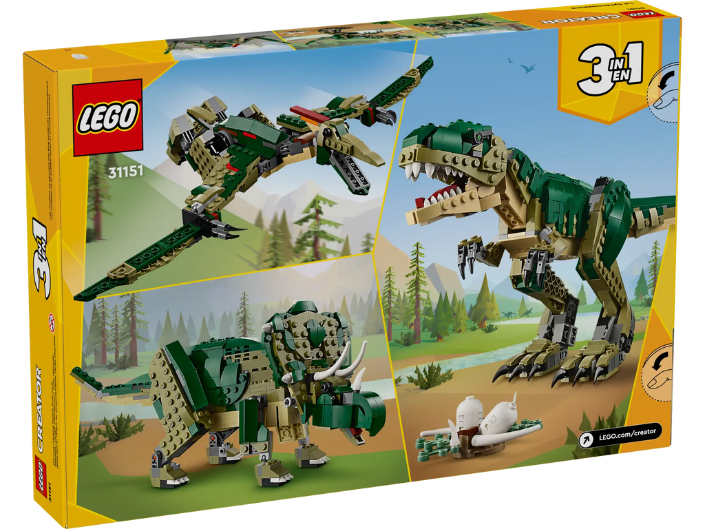 LEGO 31151 Creator 3in1 T-Rex Dinosaur Toy - TOYBOX Toy Shop