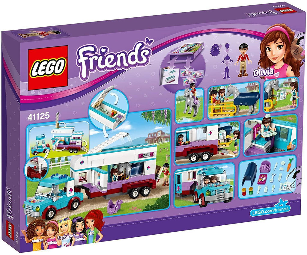 LEGO FRIENDS 41125 Horse Vet Trailer Construction Set - TOYBOX Toy Shop