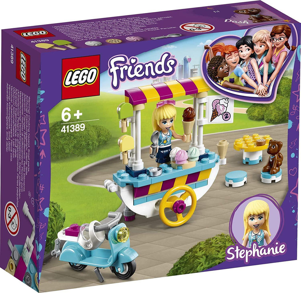 LEGO FRIENDS 41389 Ice Cream Cart Playset with Stephanie - TOYBOX Toy Shop