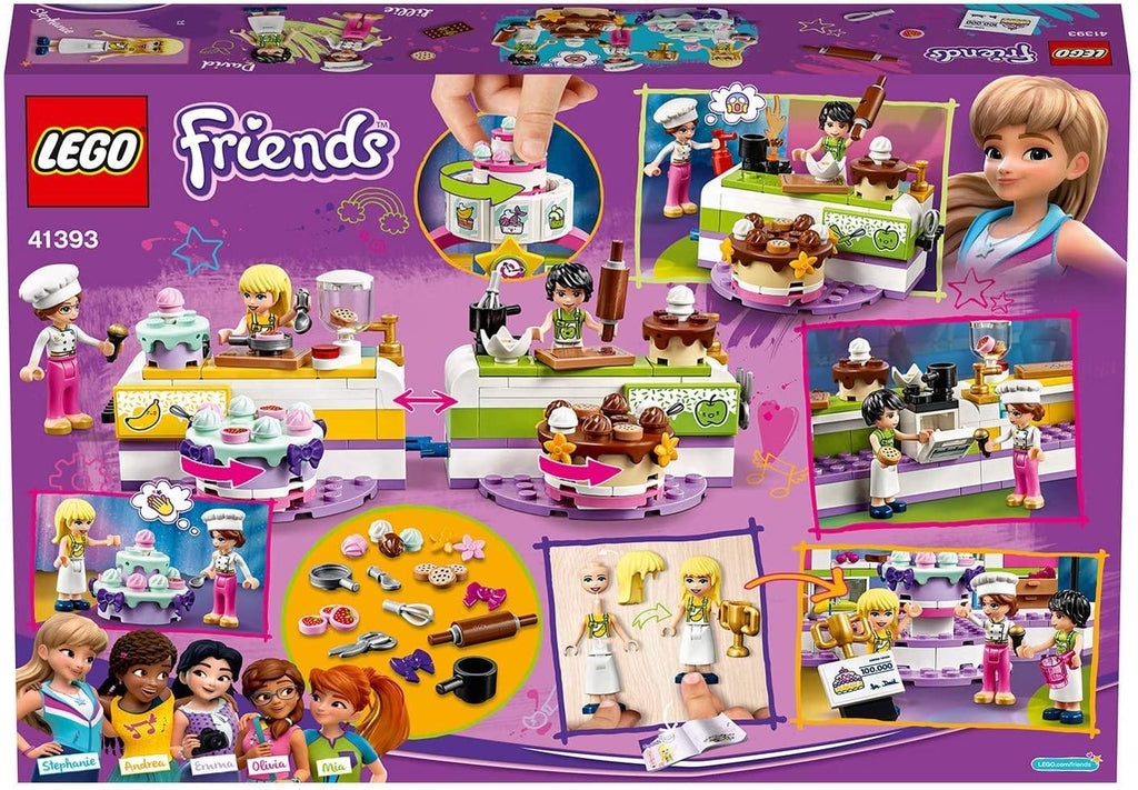 LEGO FRIENDS 41393 Baking Competition Playset with Toy Cakes - TOYBOX Toy Shop