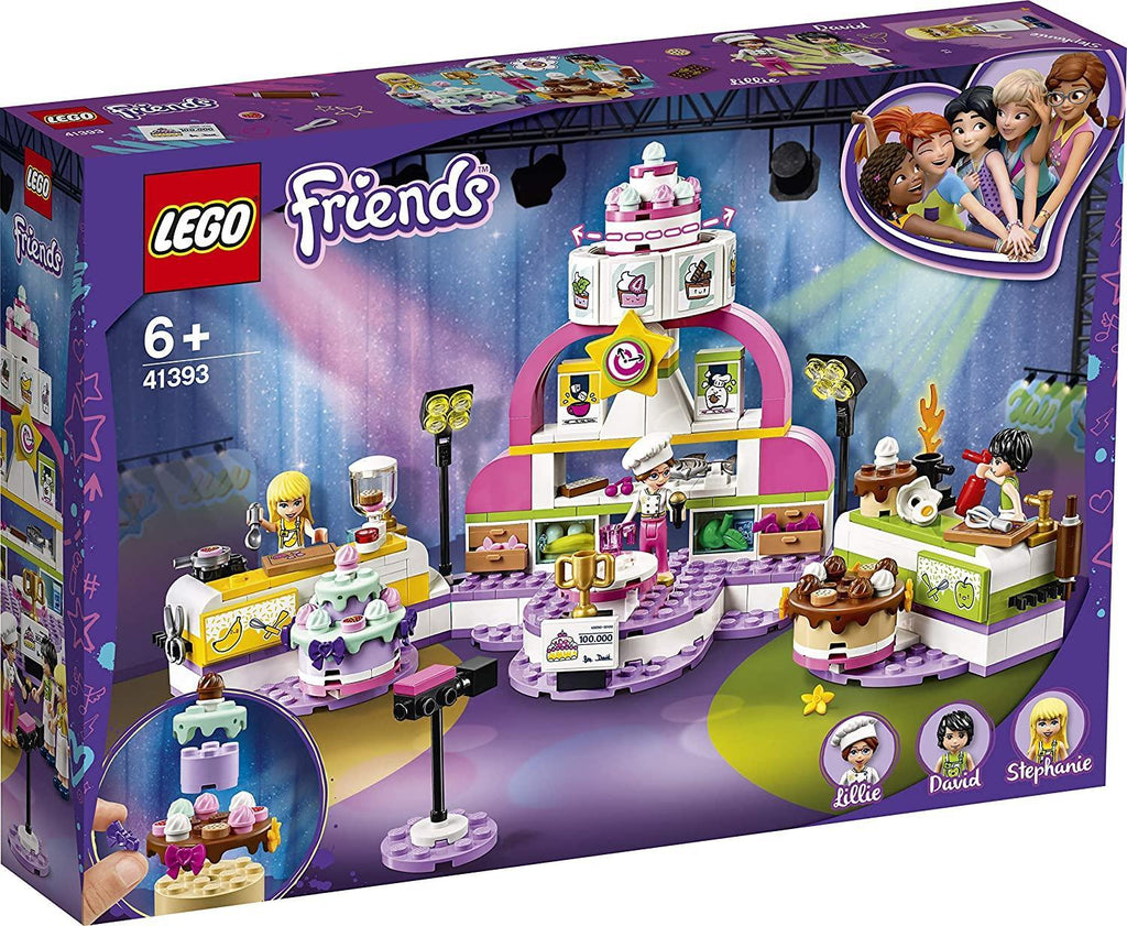 LEGO FRIENDS 41393 Baking Competition Playset with Toy Cakes - TOYBOX Toy Shop