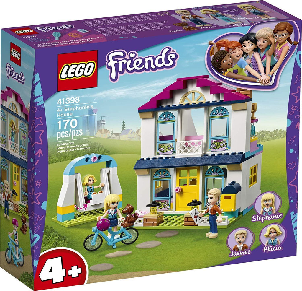 LEGO FRIENDS 41398 4+ Stephanie's House - TOYBOX Toy Shop