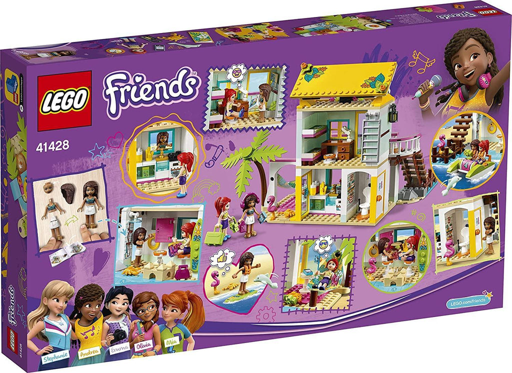 LEGO FRIENDS 41428 Beach House Mini Dolls House Playset - TOYBOX Toy Shop