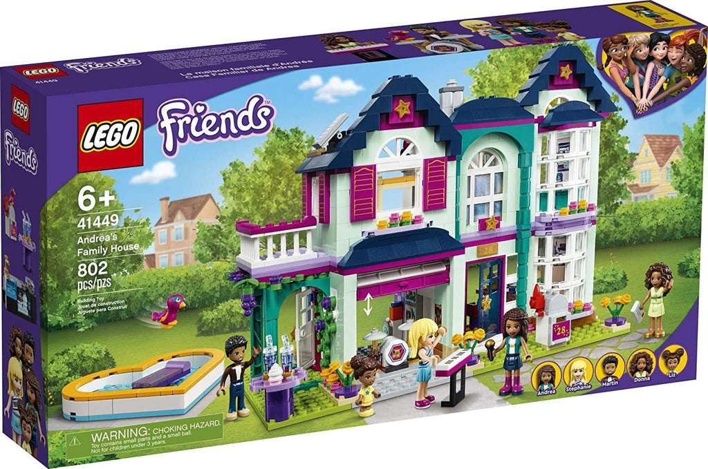 LEGO FRIENDS 41449 Andrea's Family House - TOYBOX Toy Shop