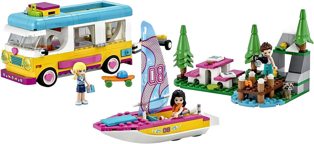 LEGO FRIENDS 41681 Forest Camper Van and Sailboat - TOYBOX Toy Shop