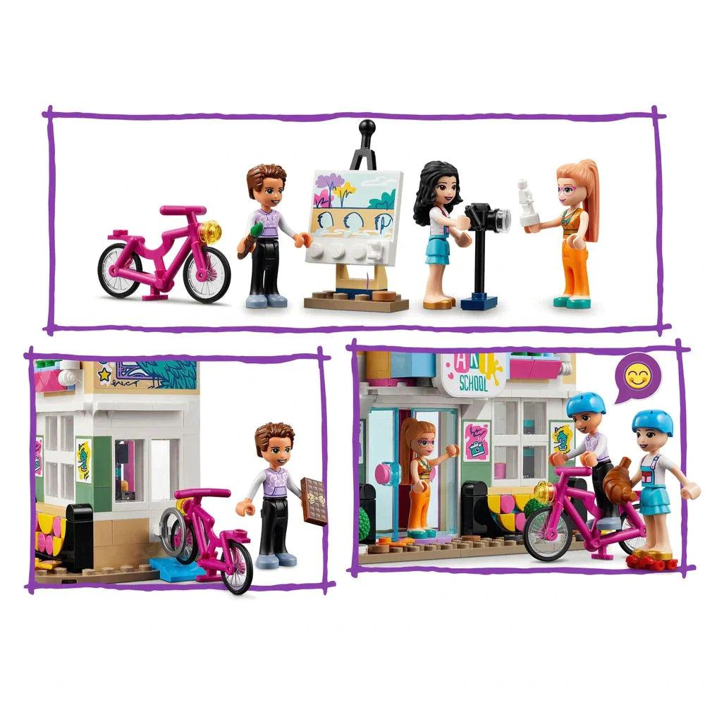 LEGO FRIENDS 41711 Emma's Art School House with DOTS Set - TOYBOX Toy Shop