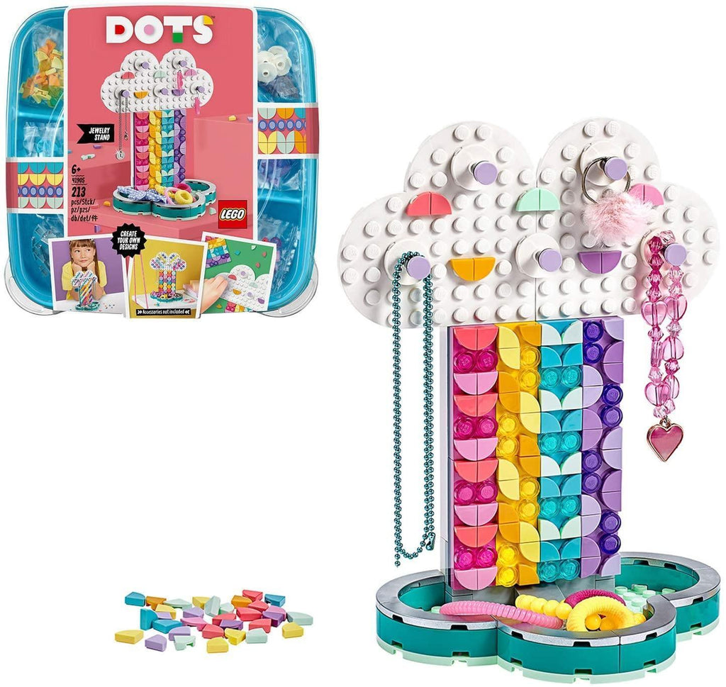 LEGO DOTS 41905 Rainbow Jewellery Stand - TOYBOX Toy Shop