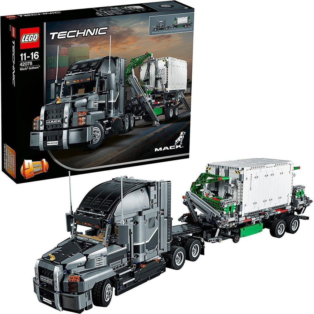 LEGO TECHNIC 42078 Mack Anthem 2 in 1 Garbage Truck Model, Advanced Building Set - TOYBOX Toy Shop