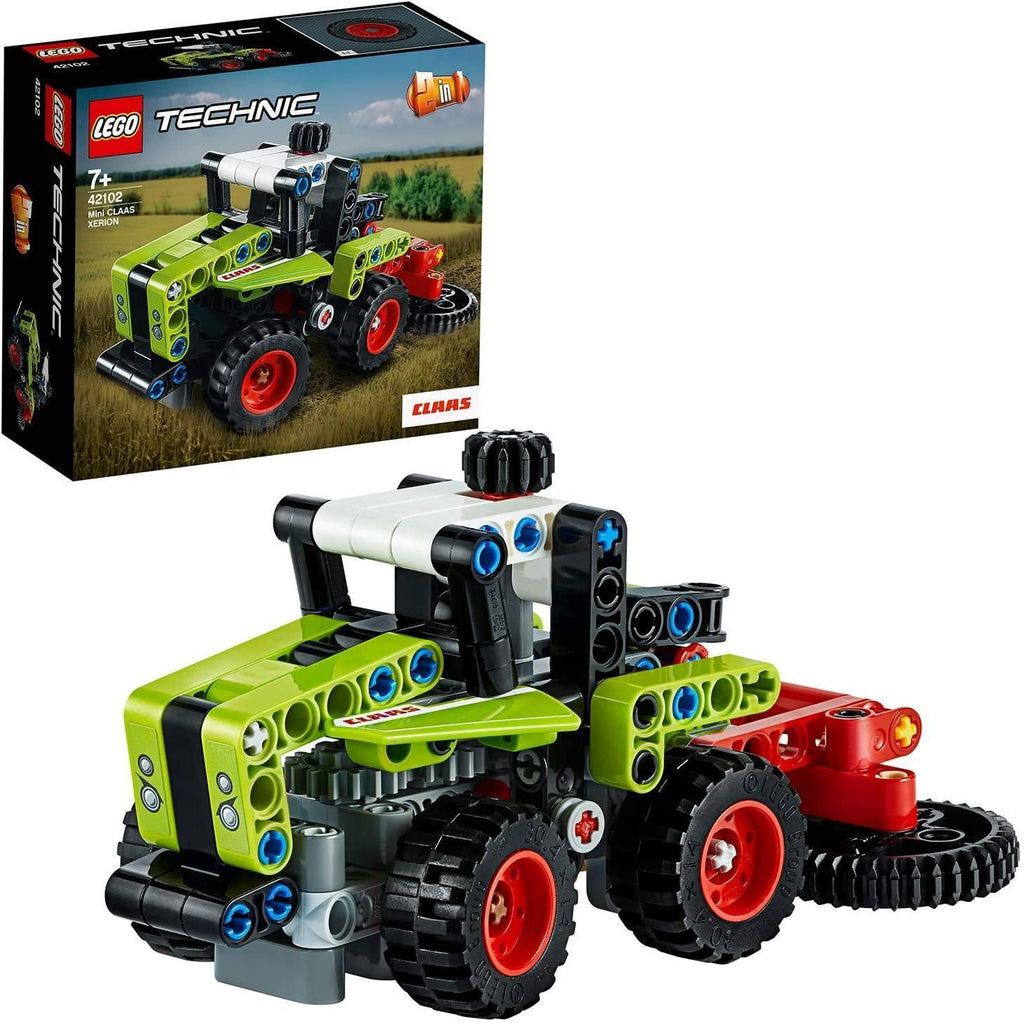 LEGO TECHNIC 42102 Mini CLAAS XERION Tractor to Harvester - TOYBOX Toy Shop