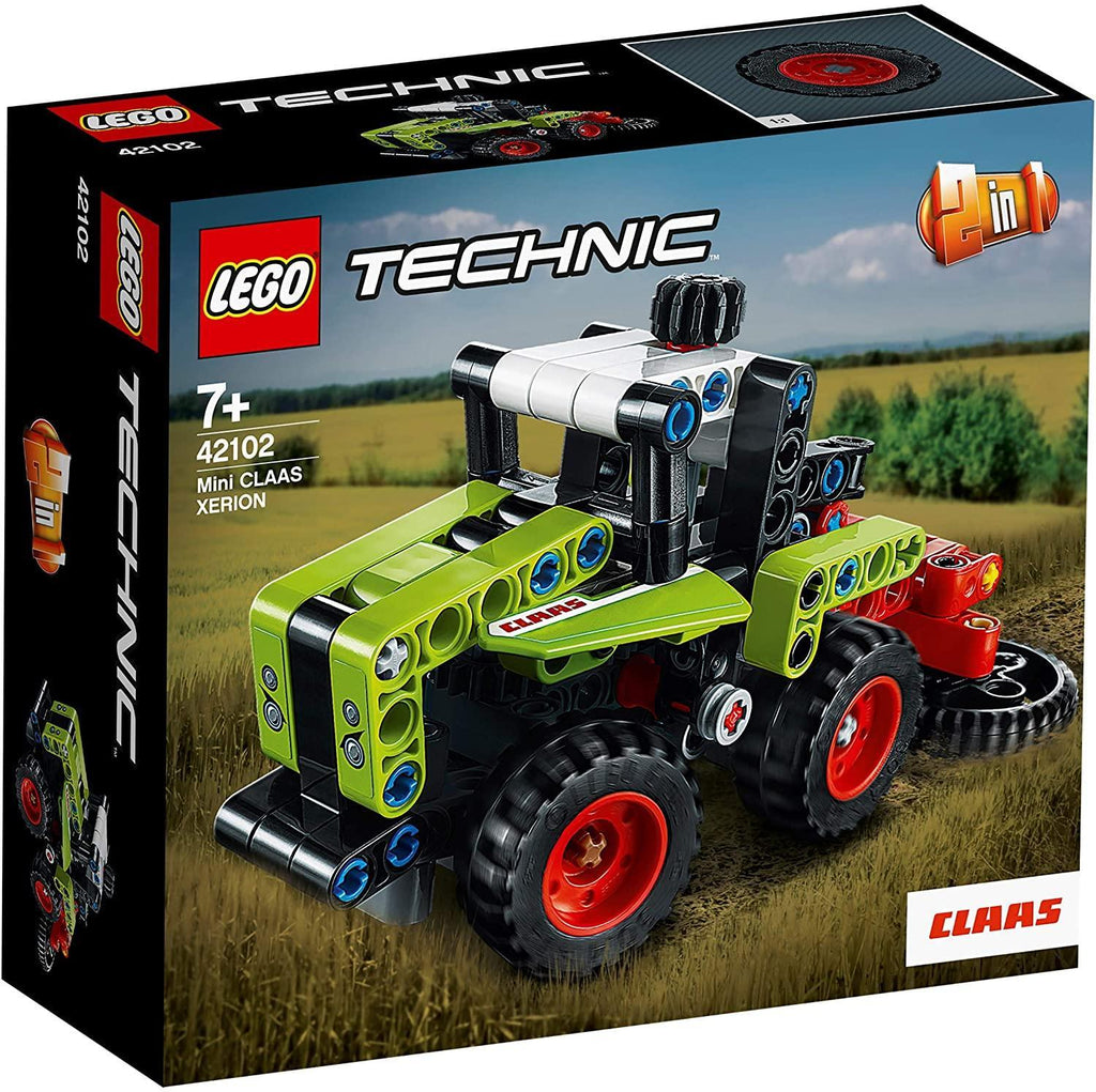 LEGO TECHNIC 42102 Mini CLAAS XERION Tractor to Harvester - TOYBOX Toy Shop