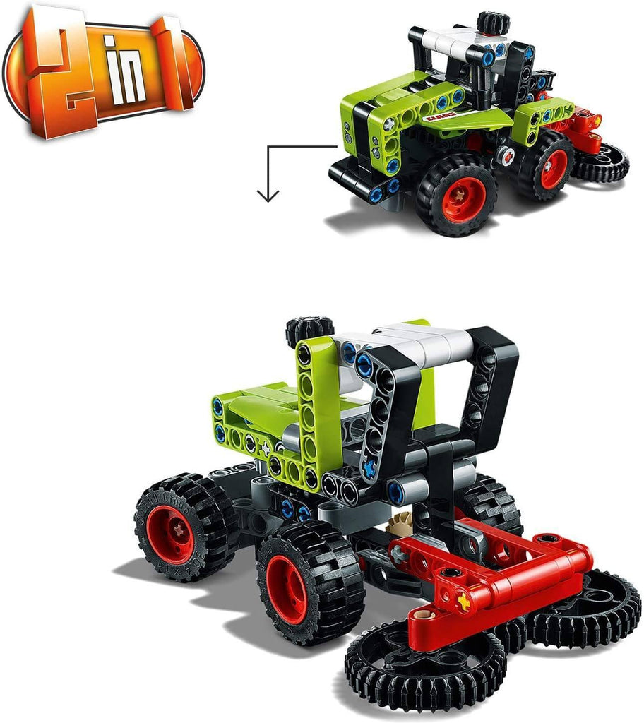 LEGO TECHNIC 42102 Mini CLAAS XERION Tractor to Harvester - TOYBOX Toy Shop