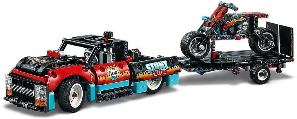 LEGO TECHNIC 42106 Stunt Show Truck & Bike Toys Set - TOYBOX Toy Shop