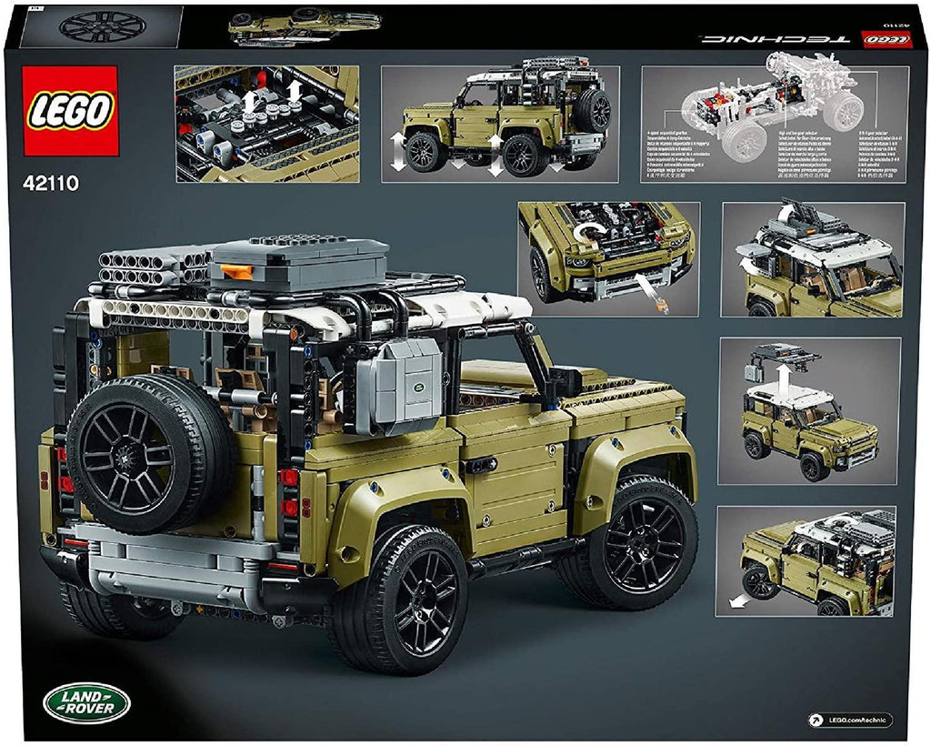 LEGO TECHNIC 42110 Land Rover Defender Off Roader 4x4 Car Toy - TOYBOX Toy Shop