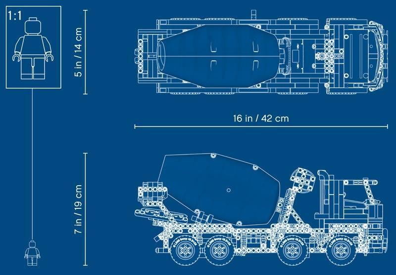 LEGO TECHNIC 42112 Concrete Mixer Truck - TOYBOX Toy Shop