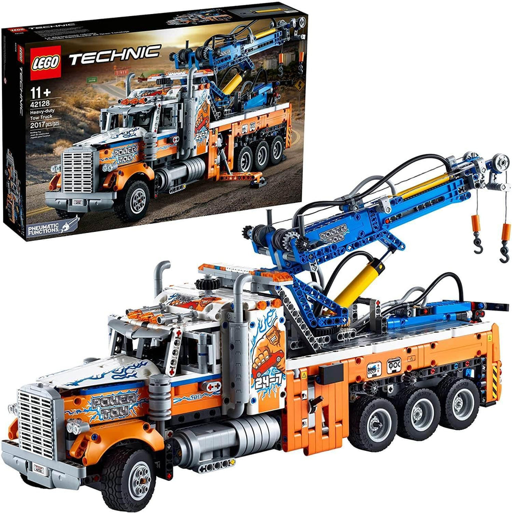 LEGO TECHNIC 42128 Heavy-Duty Tow Truck Building Kit - TOYBOX Toy Shop