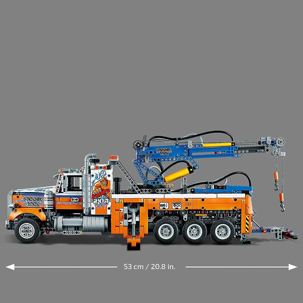 LEGO TECHNIC 42128 Heavy-Duty Tow Truck Building Kit - TOYBOX Toy Shop