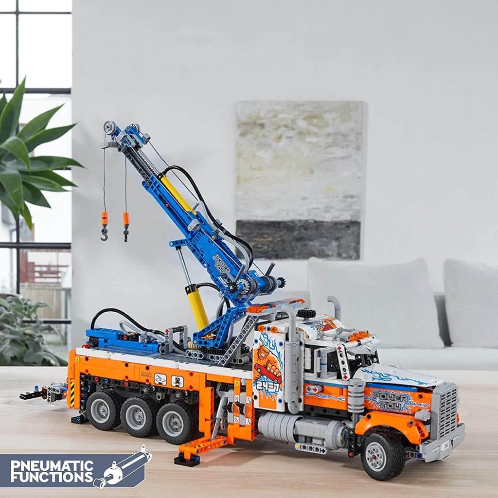 LEGO TECHNIC 42128 Heavy-Duty Tow Truck Building Kit - TOYBOX Toy Shop