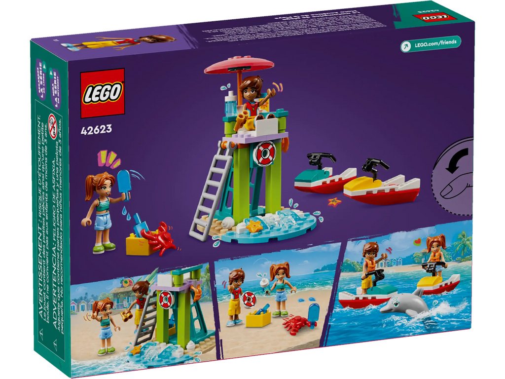 LEGO 42623 Friends Beach Water Scooter Lifeguard - TOYBOX Toy Shop