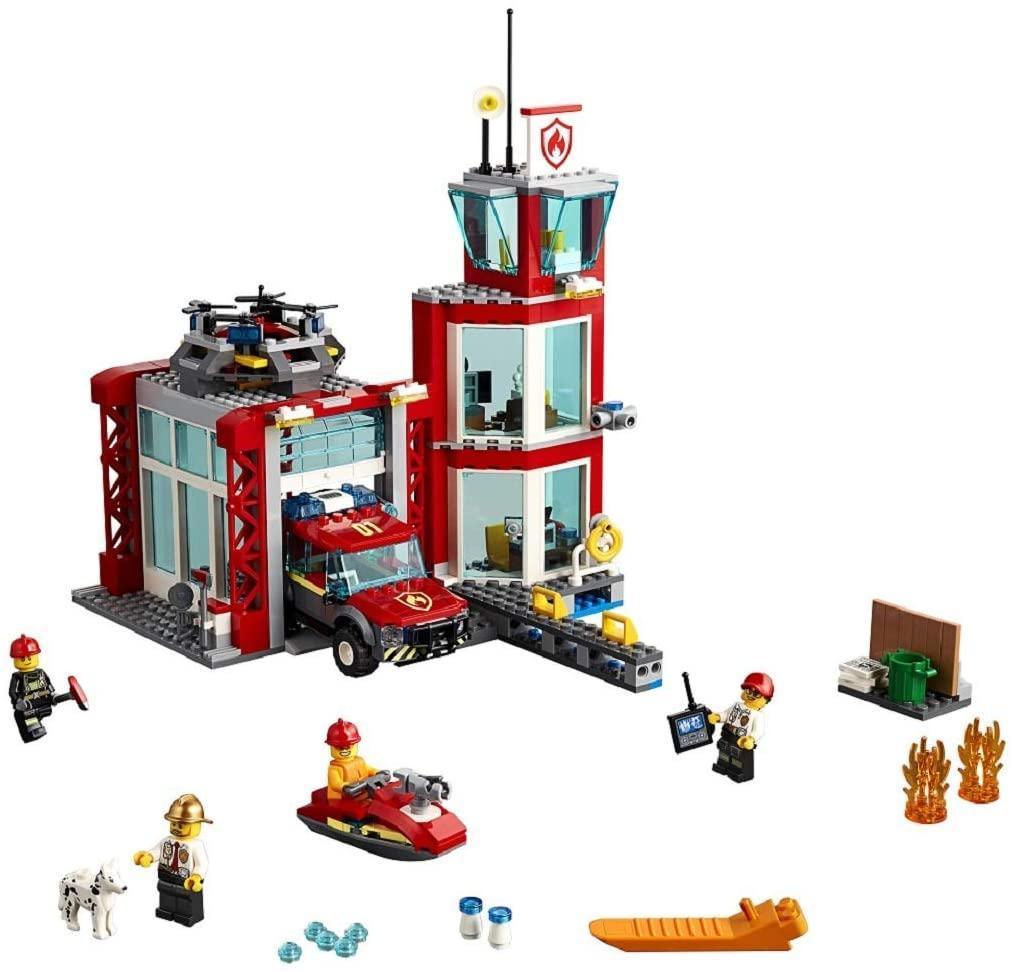 LEGO 60215 CITY Fire Fire Station Garage - TOYBOX Toy Shop