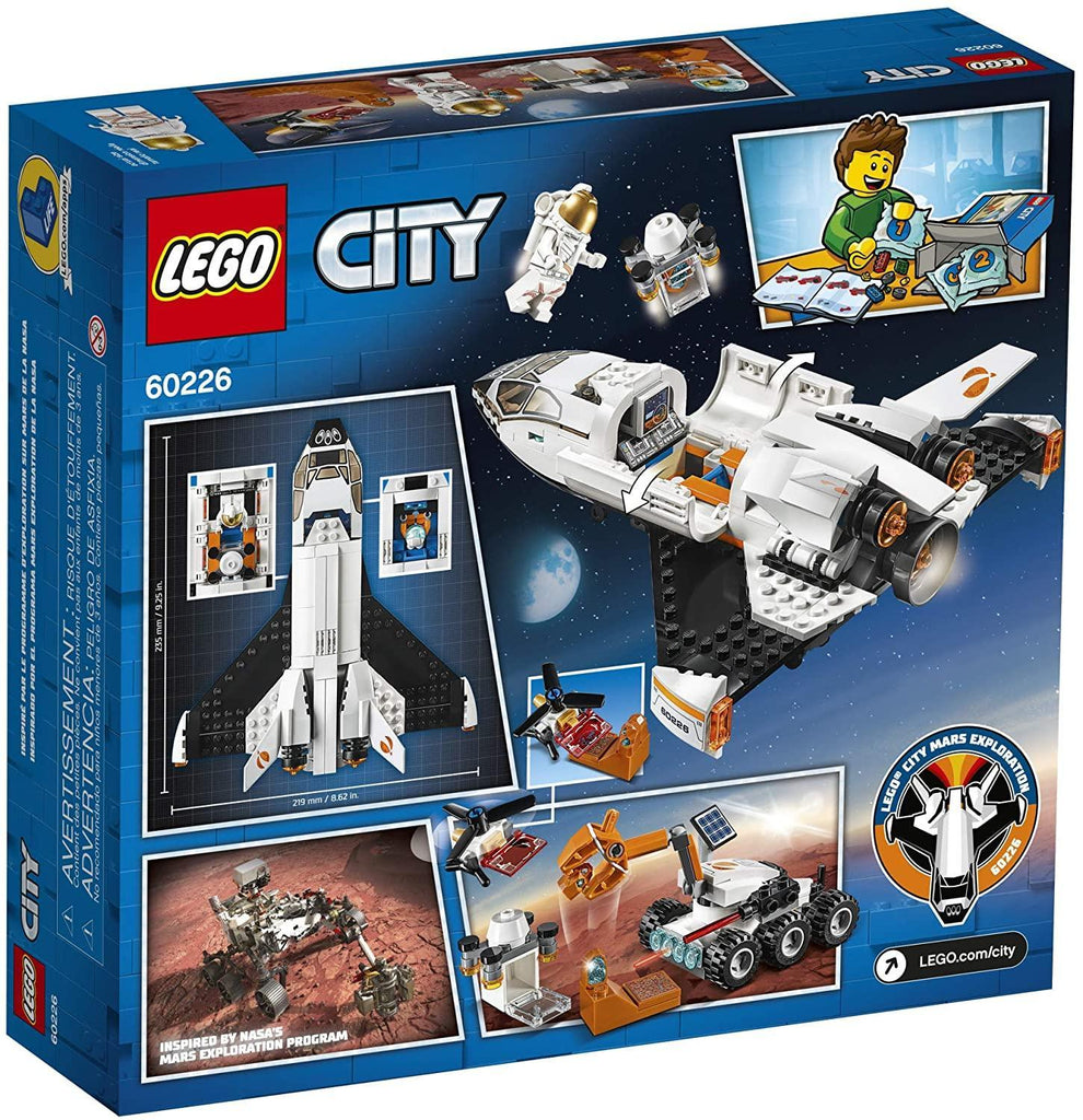 LEGO 60226 CITY Space Mars Research Shuttle Toy Building Kit - TOYBOX Toy Shop