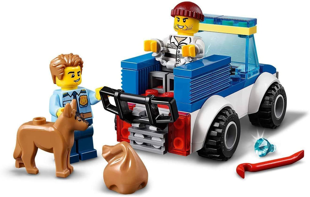 LEGO CITY 60241 Police Dog Unit with Car and Dog Figure Playset - TOYBOX Toy Shop