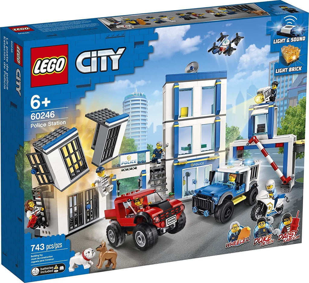 LEGO CITY 60246 Police Station Fun Building Set for Kids - TOYBOX Toy Shop