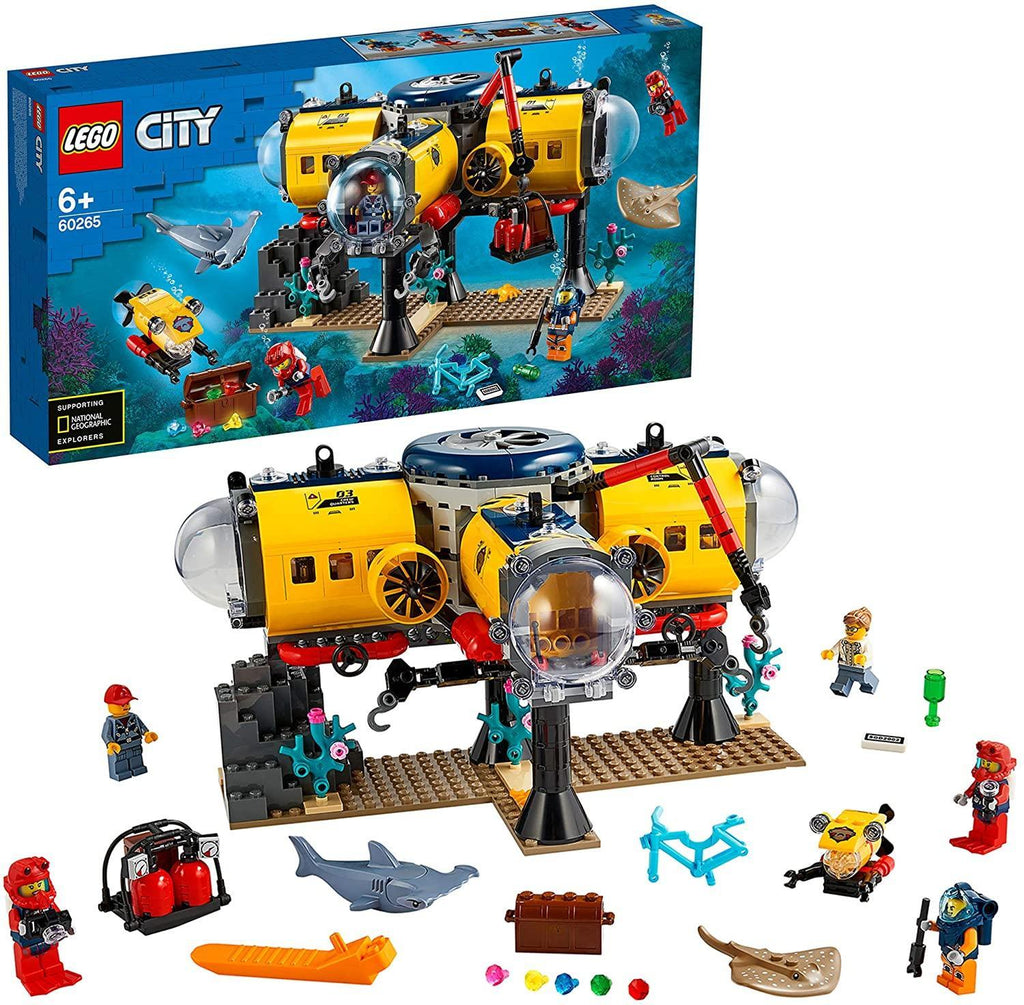 LEGO 60265 City Oceans Exploration Base Deep Sea - TOYBOX Toy Shop