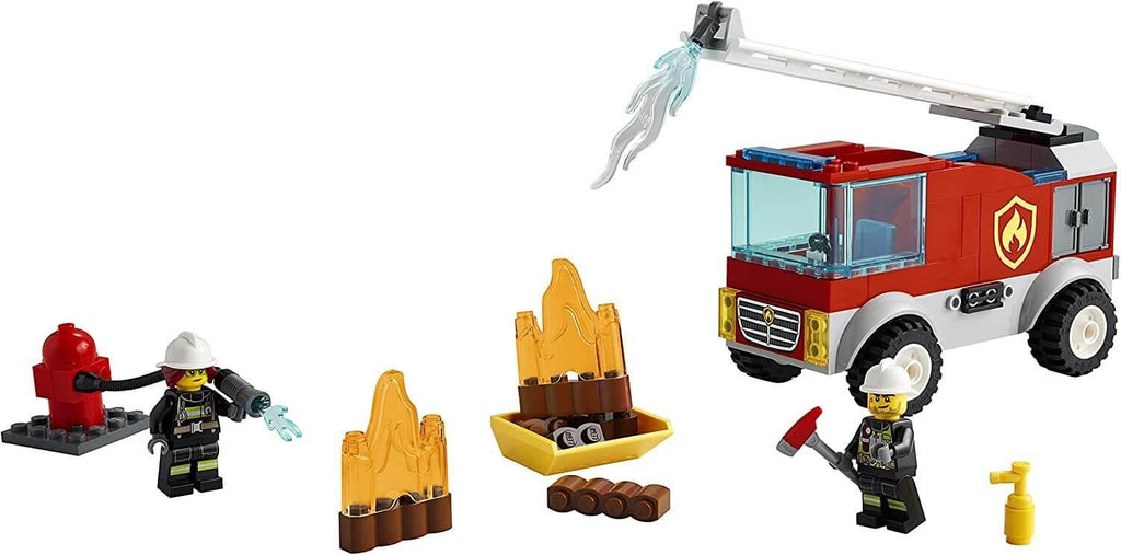 LEGO CITY 60280 Fire Ladder Truck Toy with Firefighter Mini-figure - TOYBOX Toy Shop