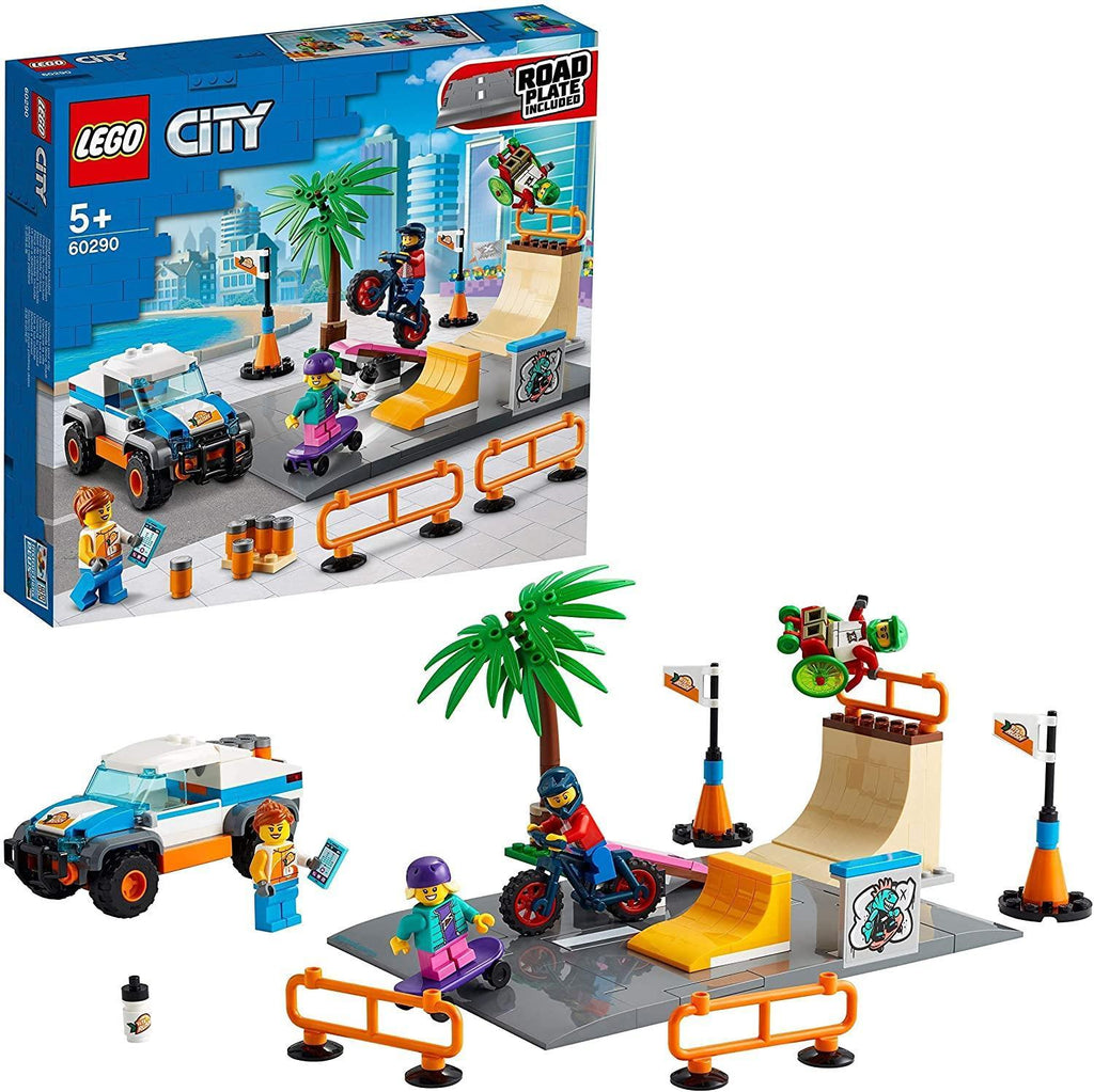 LEGO CITY 60290 Community Skate Park Building Set - TOYBOX Toy Shop