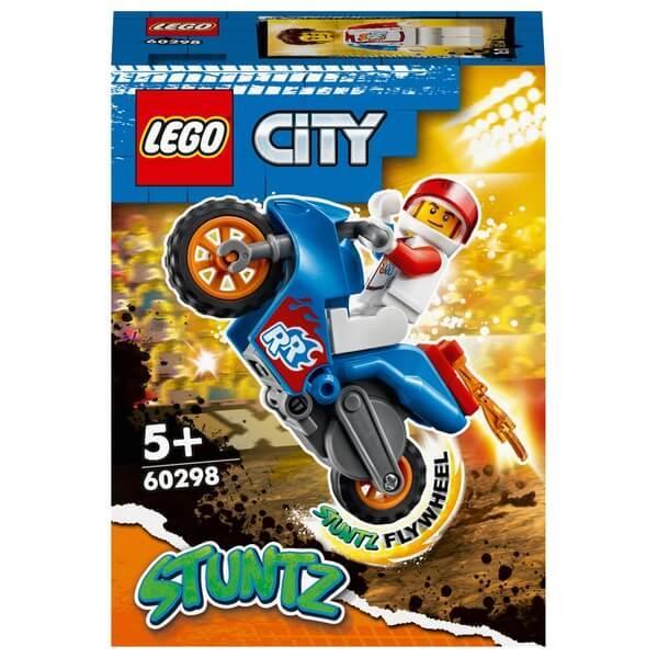 LEGO CITY 60298 Rocket Stuntz Stunt Bike Set with Toy Motorbike - TOYBOX Toy Shop