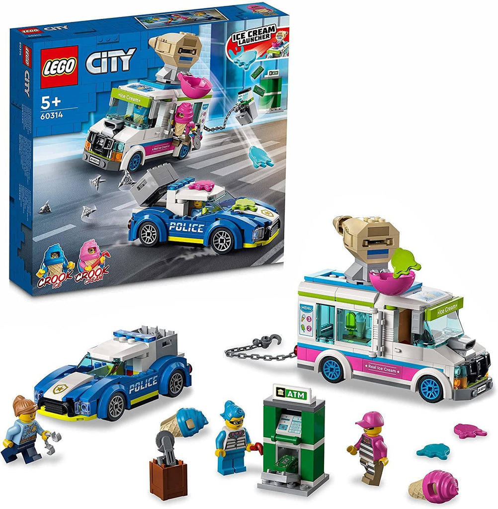 LEGO CITY 60314 Ice Cream Truck Police Chase - TOYBOX Toy Shop