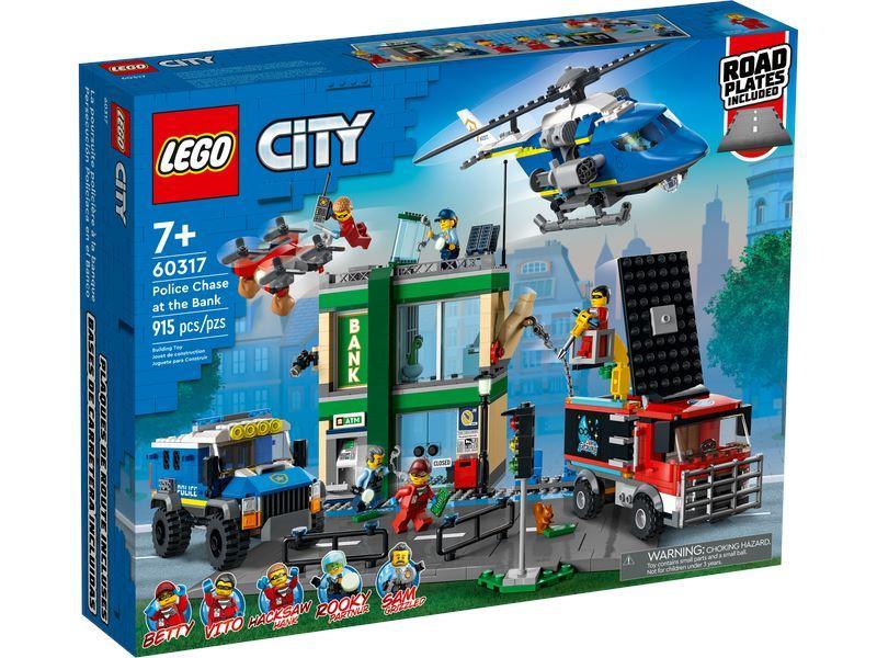 LEGO CITY 60317 Police Chase at the Bank - TOYBOX Toy Shop