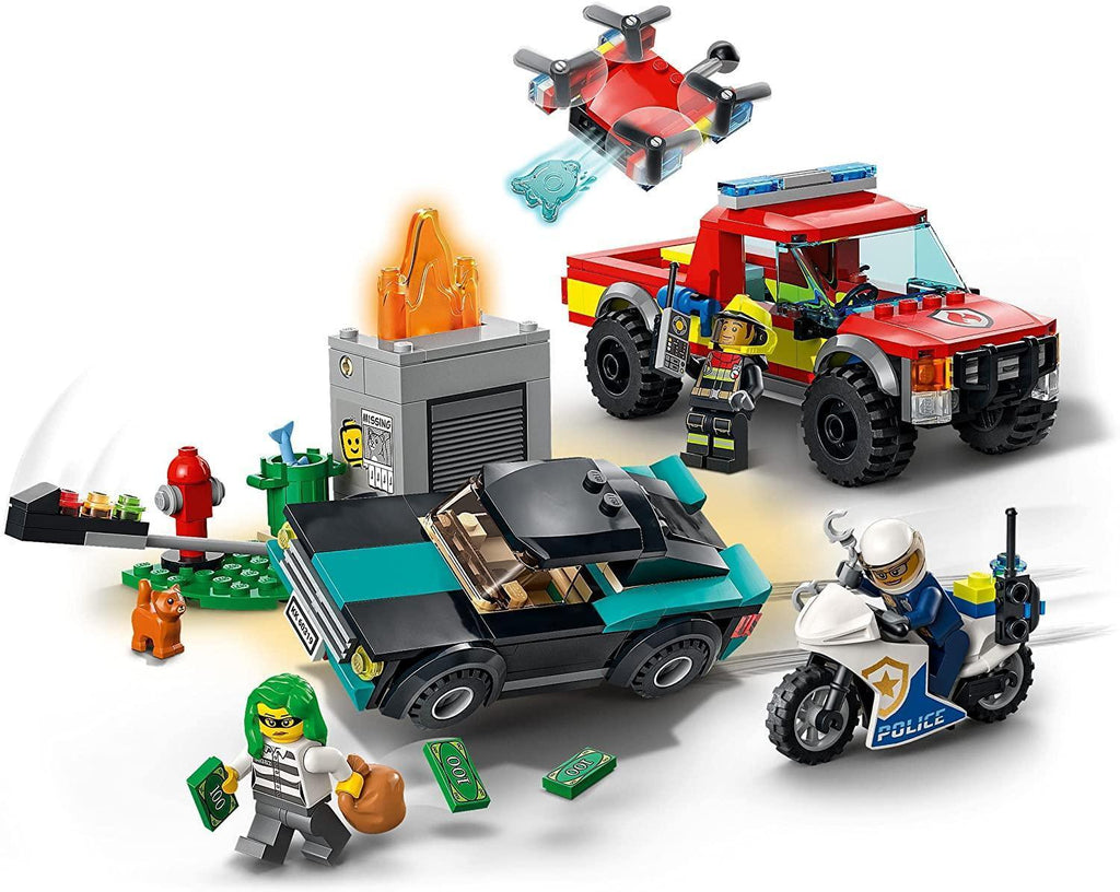 LEGO CITY 60319 Fire Rescue & Police Chase - TOYBOX Toy Shop