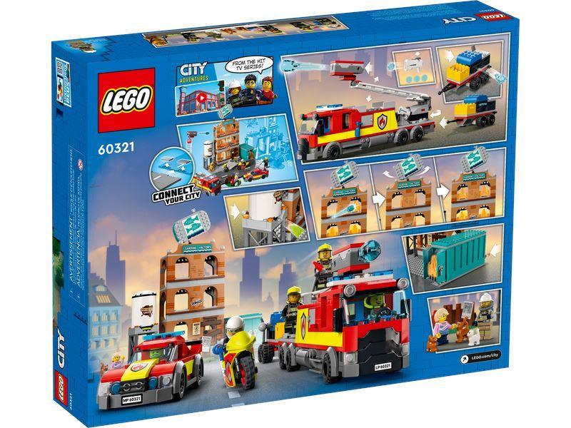 LEGO CITY 60321 Fire Brigade Playset - TOYBOX Toy Shop